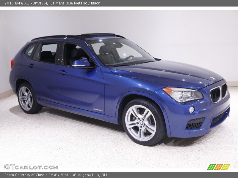 Le Mans Blue Metallic / Black 2015 BMW X1 xDrive35i