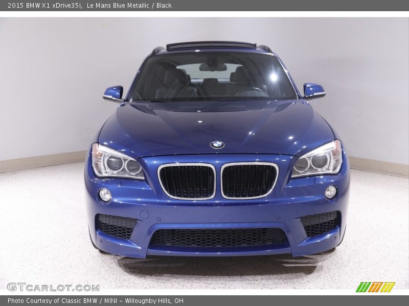 Le Mans Blue Metallic / Black 2015 BMW X1 xDrive35i