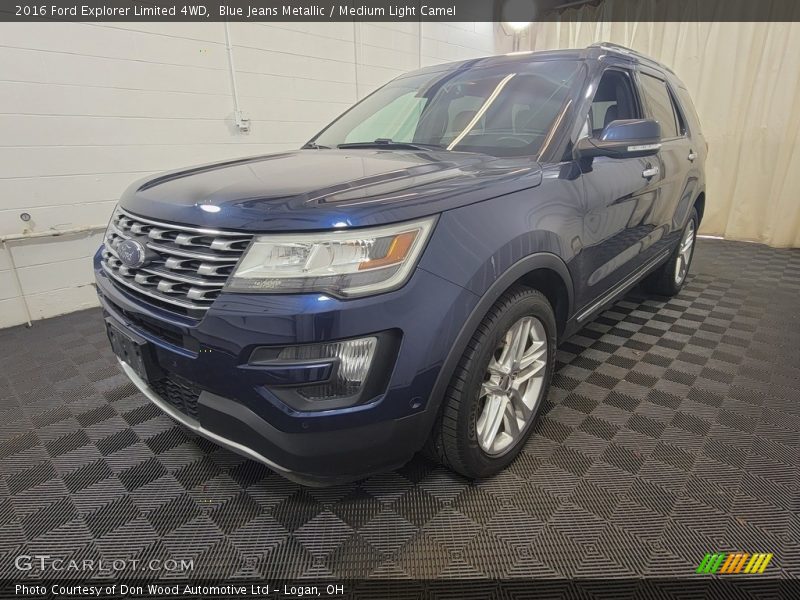 Blue Jeans Metallic / Medium Light Camel 2016 Ford Explorer Limited 4WD