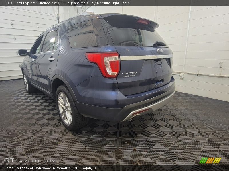 Blue Jeans Metallic / Medium Light Camel 2016 Ford Explorer Limited 4WD