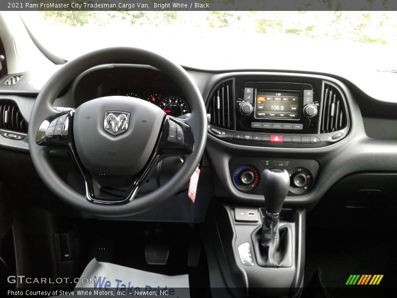 Dashboard of 2021 ProMaster City Tradesman Cargo Van