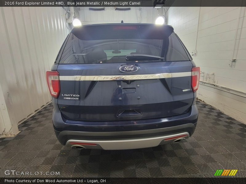 Blue Jeans Metallic / Medium Light Camel 2016 Ford Explorer Limited 4WD