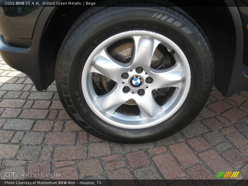 Oxford Green Metallic / Beige 2003 BMW X5 4.4i