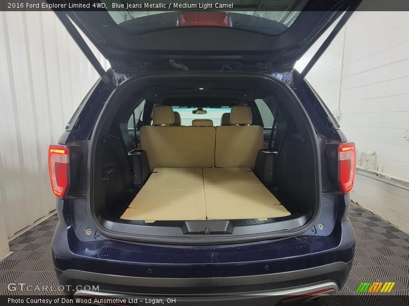 Blue Jeans Metallic / Medium Light Camel 2016 Ford Explorer Limited 4WD
