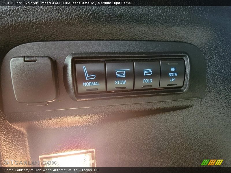 Blue Jeans Metallic / Medium Light Camel 2016 Ford Explorer Limited 4WD