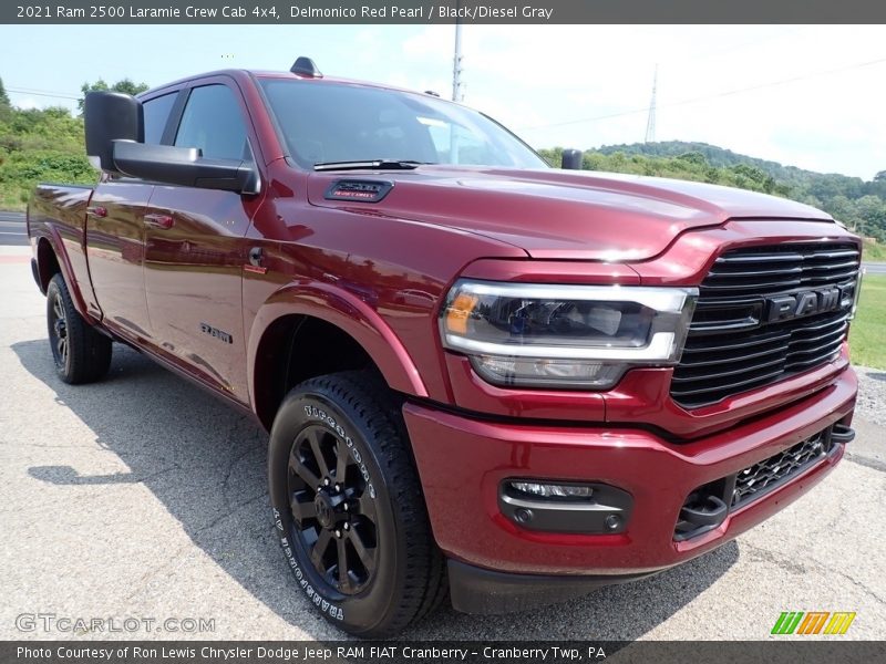 Delmonico Red Pearl / Black/Diesel Gray 2021 Ram 2500 Laramie Crew Cab 4x4