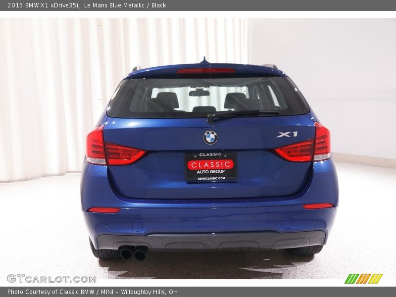 Le Mans Blue Metallic / Black 2015 BMW X1 xDrive35i