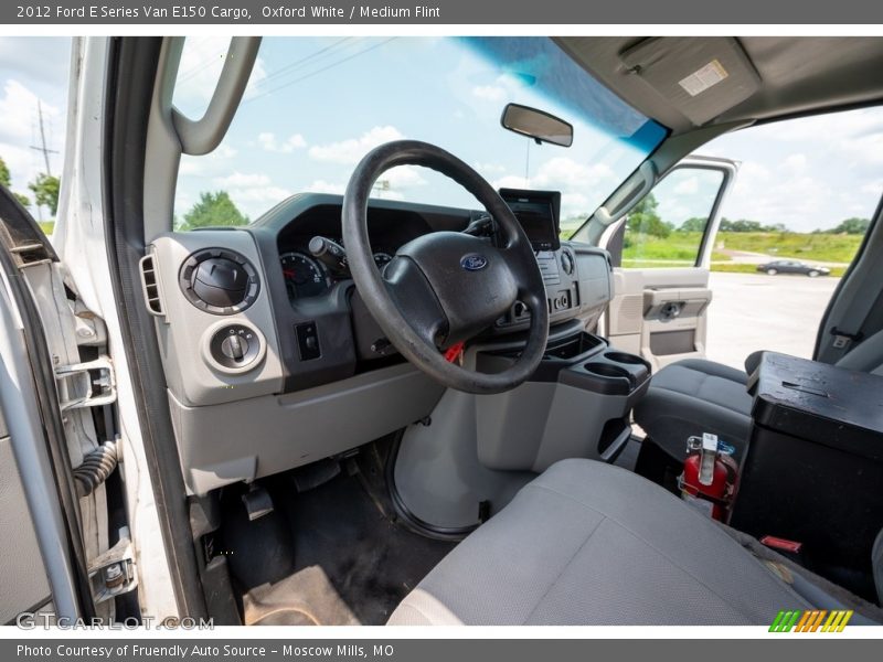 Oxford White / Medium Flint 2012 Ford E Series Van E150 Cargo