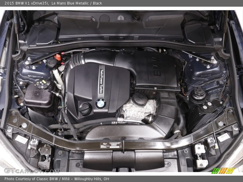 Le Mans Blue Metallic / Black 2015 BMW X1 xDrive35i