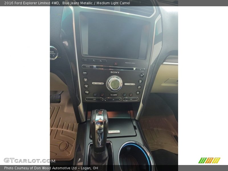 Blue Jeans Metallic / Medium Light Camel 2016 Ford Explorer Limited 4WD