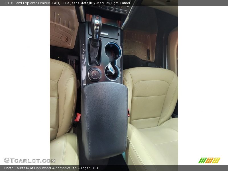 Blue Jeans Metallic / Medium Light Camel 2016 Ford Explorer Limited 4WD