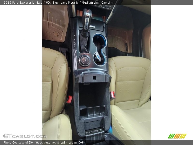 Blue Jeans Metallic / Medium Light Camel 2016 Ford Explorer Limited 4WD