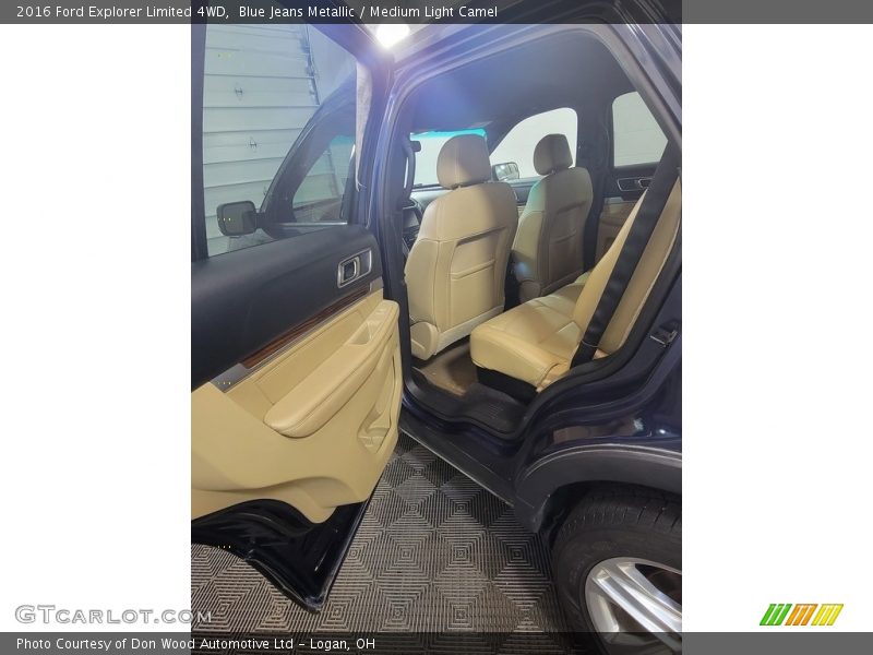 Blue Jeans Metallic / Medium Light Camel 2016 Ford Explorer Limited 4WD