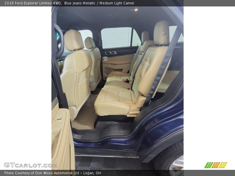 Blue Jeans Metallic / Medium Light Camel 2016 Ford Explorer Limited 4WD