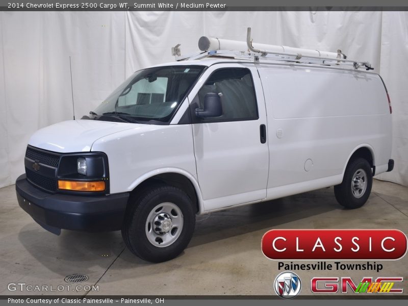 Summit White / Medium Pewter 2014 Chevrolet Express 2500 Cargo WT