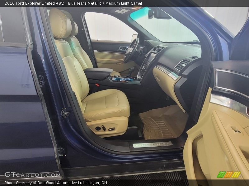 Blue Jeans Metallic / Medium Light Camel 2016 Ford Explorer Limited 4WD