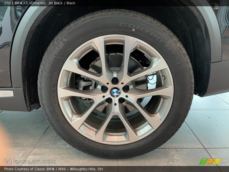 Jet Black / Black 2021 BMW X5 xDrive40i