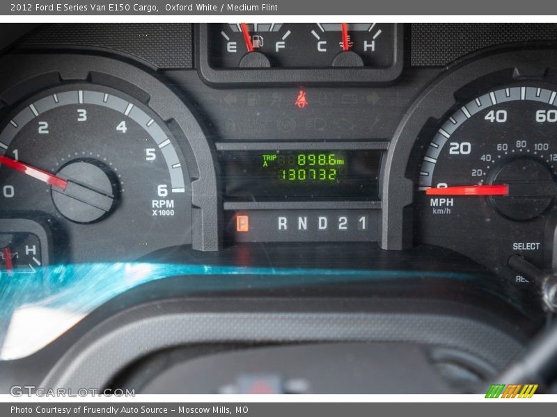 Oxford White / Medium Flint 2012 Ford E Series Van E150 Cargo