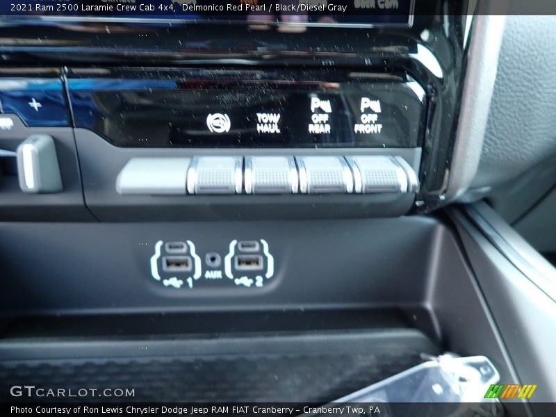 Delmonico Red Pearl / Black/Diesel Gray 2021 Ram 2500 Laramie Crew Cab 4x4