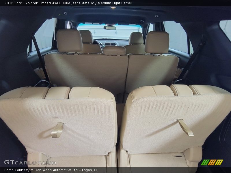 Blue Jeans Metallic / Medium Light Camel 2016 Ford Explorer Limited 4WD