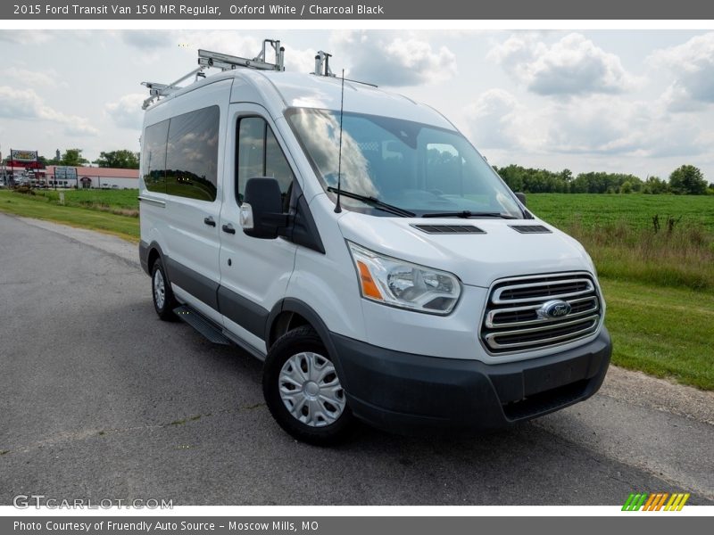 Oxford White / Charcoal Black 2015 Ford Transit Van 150 MR Regular