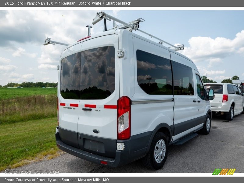 Oxford White / Charcoal Black 2015 Ford Transit Van 150 MR Regular