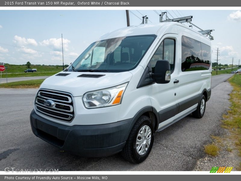 Oxford White / Charcoal Black 2015 Ford Transit Van 150 MR Regular