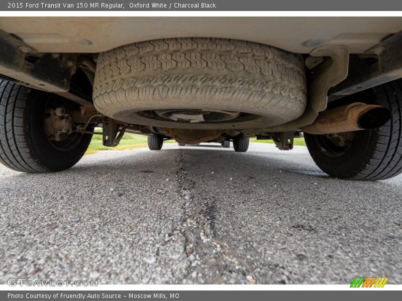 Oxford White / Charcoal Black 2015 Ford Transit Van 150 MR Regular