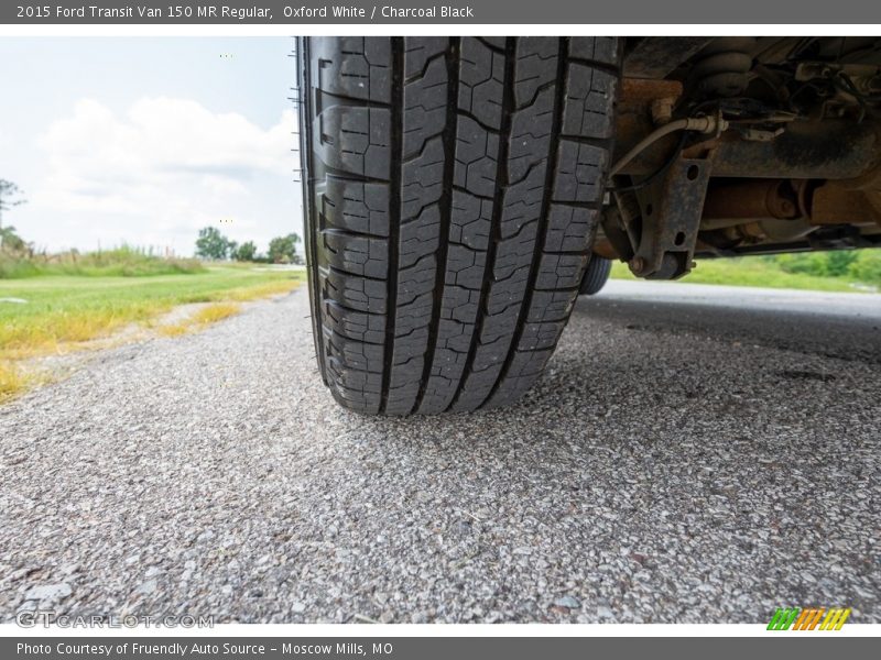 Oxford White / Charcoal Black 2015 Ford Transit Van 150 MR Regular