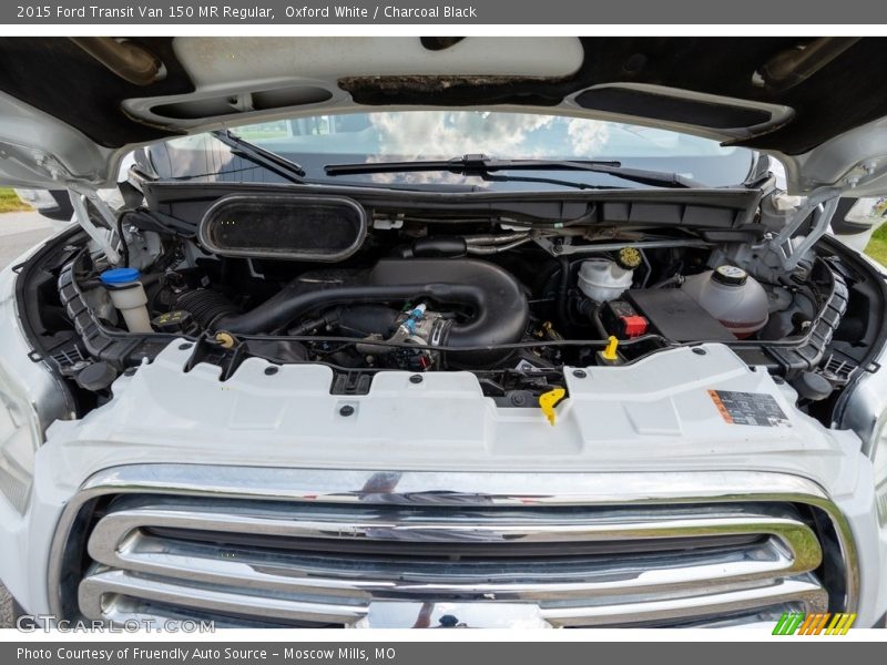 Oxford White / Charcoal Black 2015 Ford Transit Van 150 MR Regular