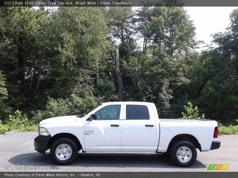 Bright White / Diesel Gray/Black 2021 Ram 1500 Classic Crew Cab 4x4