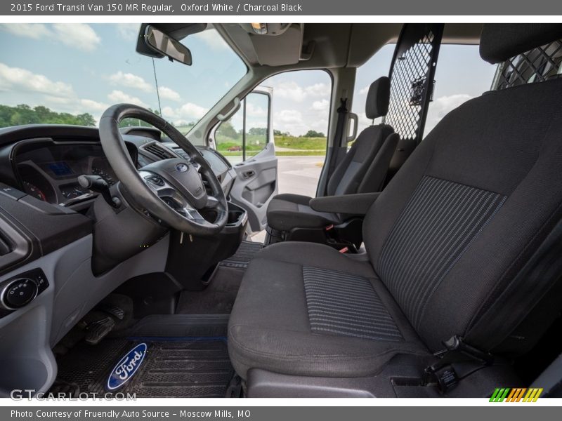 Oxford White / Charcoal Black 2015 Ford Transit Van 150 MR Regular