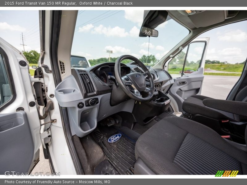 Oxford White / Charcoal Black 2015 Ford Transit Van 150 MR Regular