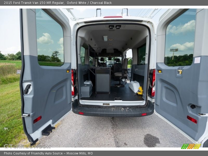 Oxford White / Charcoal Black 2015 Ford Transit Van 150 MR Regular
