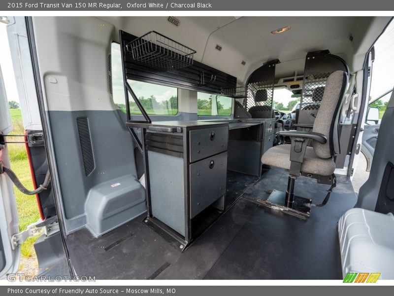 Oxford White / Charcoal Black 2015 Ford Transit Van 150 MR Regular