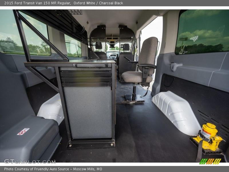 Oxford White / Charcoal Black 2015 Ford Transit Van 150 MR Regular