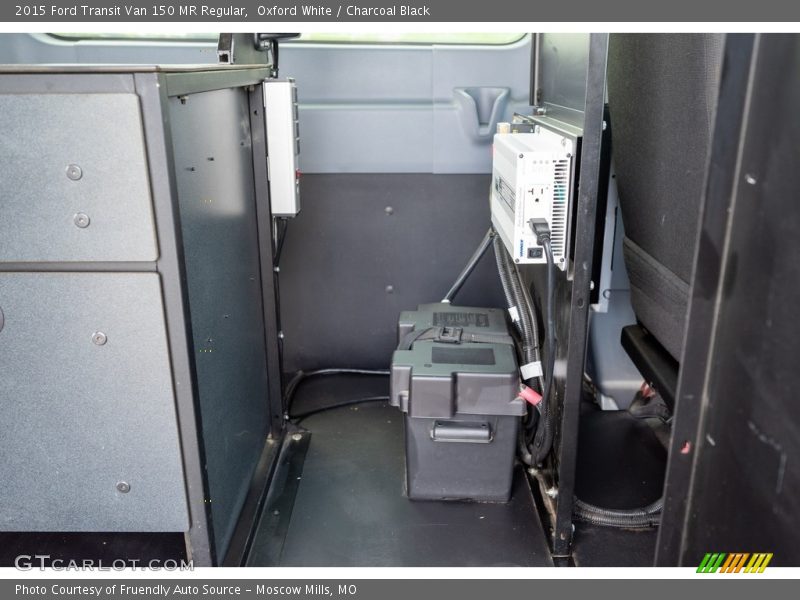 Oxford White / Charcoal Black 2015 Ford Transit Van 150 MR Regular