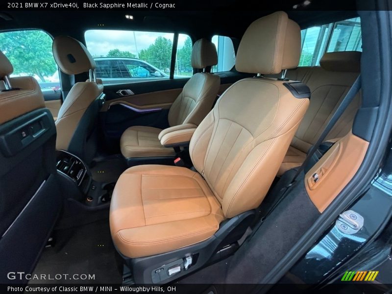 Black Sapphire Metallic / Cognac 2021 BMW X7 xDrive40i