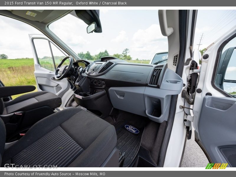 Oxford White / Charcoal Black 2015 Ford Transit Van 150 MR Regular