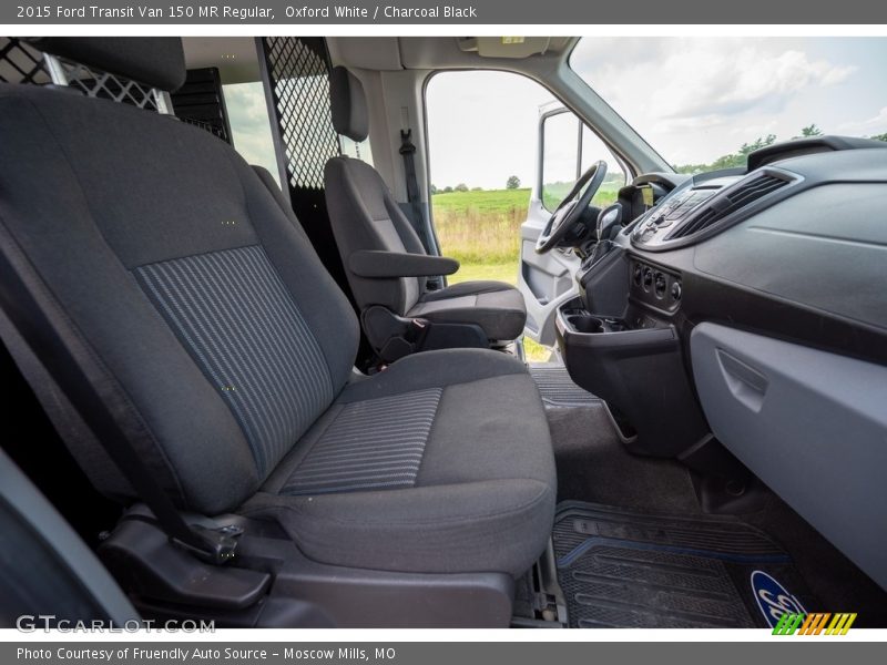 Oxford White / Charcoal Black 2015 Ford Transit Van 150 MR Regular