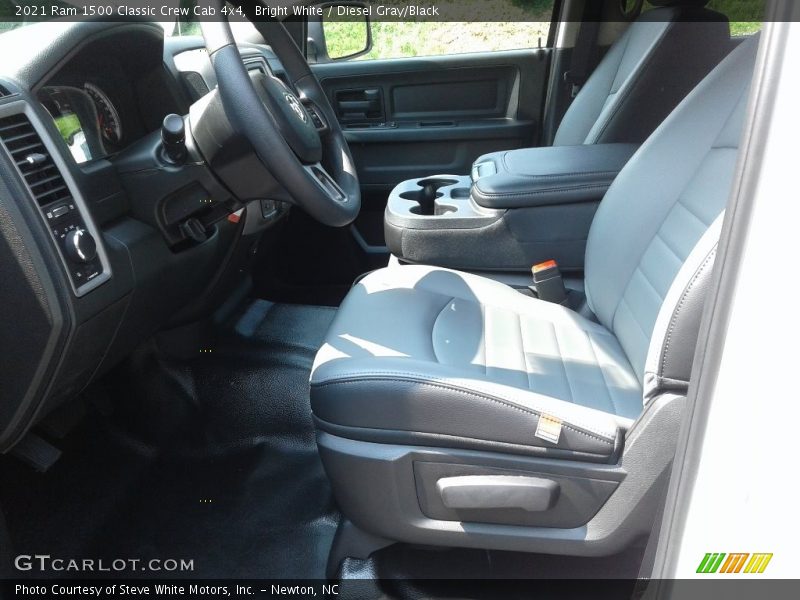 Bright White / Diesel Gray/Black 2021 Ram 1500 Classic Crew Cab 4x4