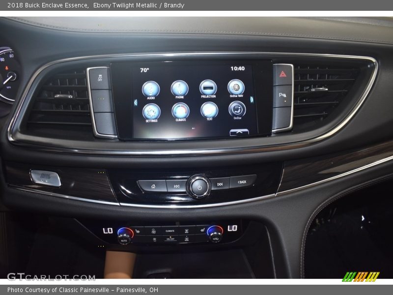 Controls of 2018 Enclave Essence