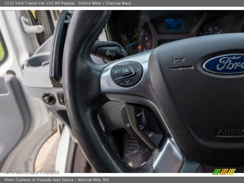 Oxford White / Charcoal Black 2015 Ford Transit Van 150 MR Regular