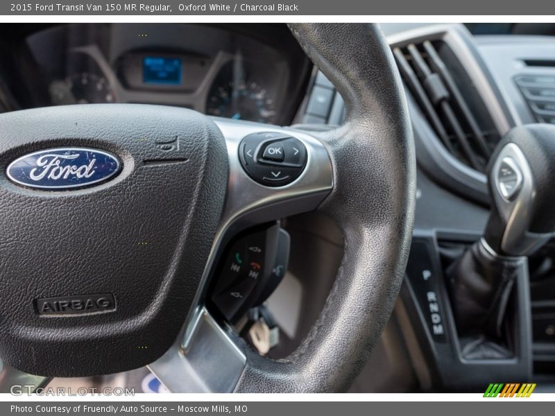 Oxford White / Charcoal Black 2015 Ford Transit Van 150 MR Regular