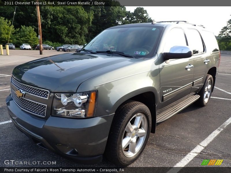 Steel Green Metallic / Ebony 2011 Chevrolet Tahoe LS 4x4