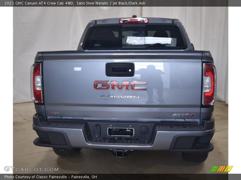 Satin Steel Metallic / Jet Black/Dark Ash 2021 GMC Canyon AT4 Crew Cab 4WD