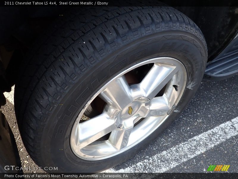 Steel Green Metallic / Ebony 2011 Chevrolet Tahoe LS 4x4