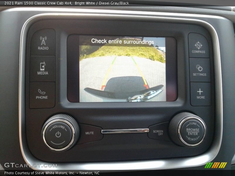 Bright White / Diesel Gray/Black 2021 Ram 1500 Classic Crew Cab 4x4