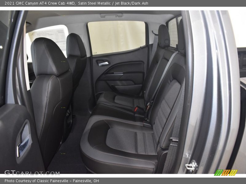 Satin Steel Metallic / Jet Black/Dark Ash 2021 GMC Canyon AT4 Crew Cab 4WD
