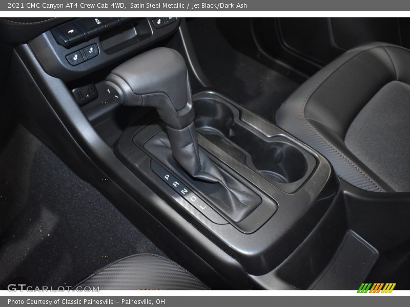 Satin Steel Metallic / Jet Black/Dark Ash 2021 GMC Canyon AT4 Crew Cab 4WD